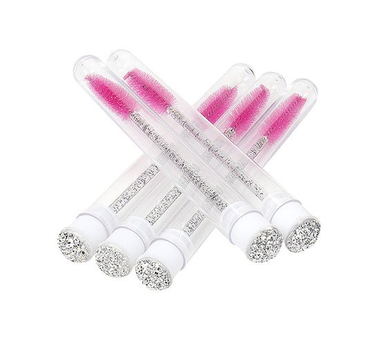 Beauty independent tube brushes private label diamond eyelashes lashes mascara brush