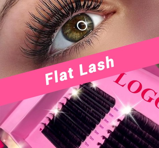 Ellipse flat lash extension