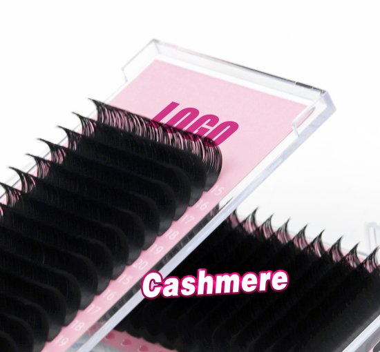 Custom Packaging Matte Black Volume Trays Lash Extensions