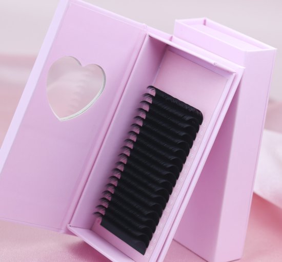 Super Matte Black Cashmere Lash Extensions Volume Trays