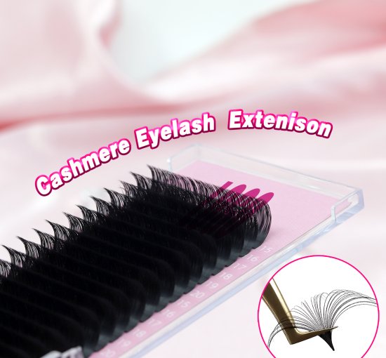 Vegan Friendly Eyelashes Fluffy Individual Lashes Trays